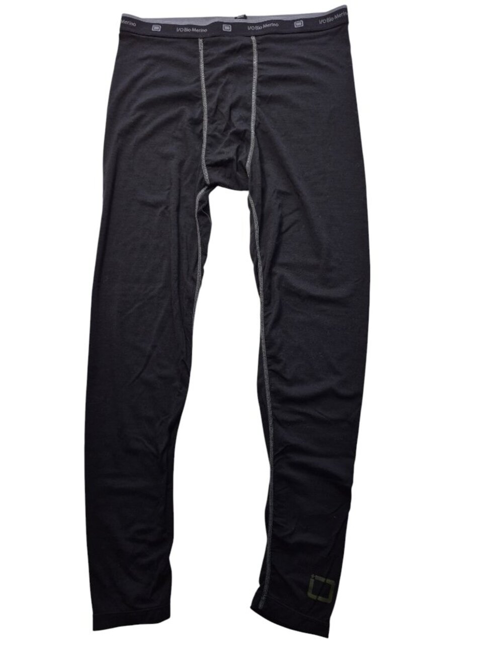 I/O Bio Merino Austrailian Wool Base Layer Leggings Black Size L